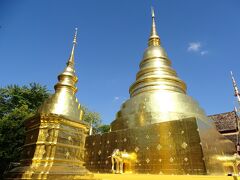 仏塔の高さは約50mもあるらしい。