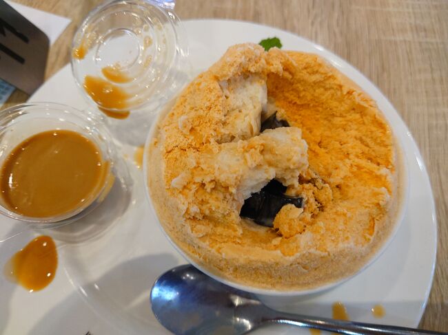 ここのかき氷の全メニューを食べるという目標があります。