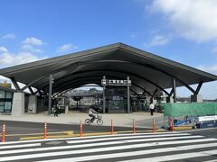 広島県廿日市市宮島口 広電「宮島口」駅の写真。