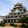 岡山-6　岡山城への道　岡山駅～県庁通り～烏城公園　☆路面電車‐徒歩で