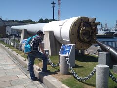 戦艦陸奥の砲身。大きい！
ヴェルニー公園は全体的にバラが沢山植えられていて、バラのシーズンにまた来てみたいと思いました。