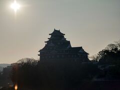 月見橋からの岡山城