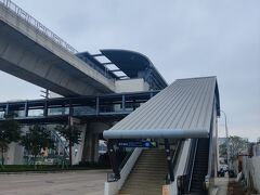 MGM Cotaiを通り抜けてやや南下するとほどなくMacau Light Rapid Transit(LRT) 東亞運駅(East Asian Games Station)に到着

旅行前にQ&Aで情報収集したところ、Macau LRTで媽閣(Barra)まで行けるとの情報を得た。
知ってしまった以上は行かねばなるまい。
という訳で情報提供者へのお礼を兼ねてプチレポート。