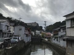 曇っていて残念ですが、下田で駅周辺の次ににぎやかな場所です。