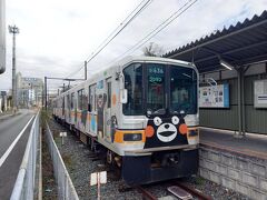 2023.12.23　上熊本
営団車どうし乗り換えて、上熊本にやってきた。今日は銀座線カラーのようだ。