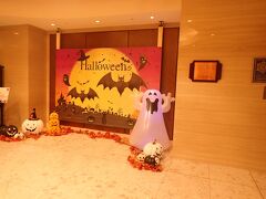 ハロウィンのデコレーションが可愛い。