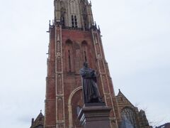 フェルメールが洗礼を受けた新教会
真っ暗でよく見えませんが、塔に登ることができます。