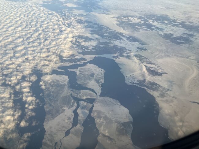 南スウェーデンあたりも真っ白。