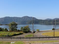 三方五湖の一つ「三方湖」を、眺めました・・