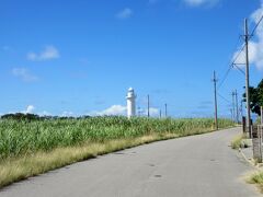 ここの灯台は島の真ん中にあります