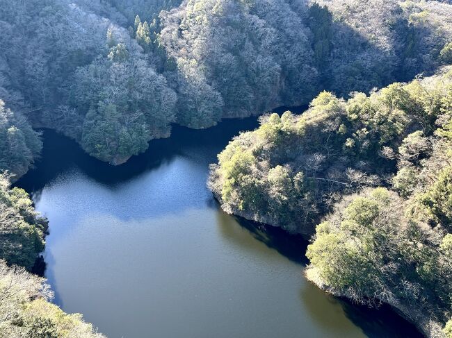 竜神峡の上流。