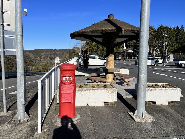 赤いポストもありました。