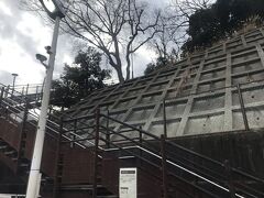 横浜から弘明寺みうら湯きっぷという交通費と銭湯の入浴券が一緒になった券を購入

弘明寺の駅から撮った写真
駅からの階段が隣接する丘の上に続いている
