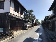 新町通りは、近江商人の町並み。
