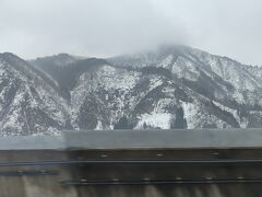 途中、雪が見えて来たので着いたら雪景色を想像していました