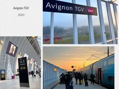 30th Dec(Sat)
Gare d'Avignon TGV 

早朝にパリを出たのでアヴィニョンに到着した時にようやく夜明け。
冬の夜明けは遅い...これで8:45ってところ。
途中の車窓は霧で真っ白でした。