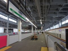 上越妙高駅に到着。
路線としては、ここまでがＪＲ東日本。