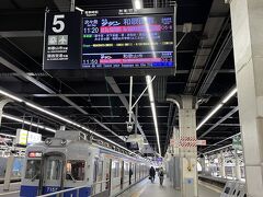 こんにちは。
大阪探索の後は和歌山に向かうべくなんば駅から特急サザンに乗ります。

本当は11:50のに乗れば新型車両でコンセント付きなのですが、あと３０分時間潰すのも面倒なのでさっさと乗っちゃいます。