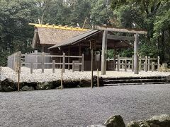 伊勢神宮内宮、倭姫宮（別宮）に到着
この頃には少し雨が降ってきていました