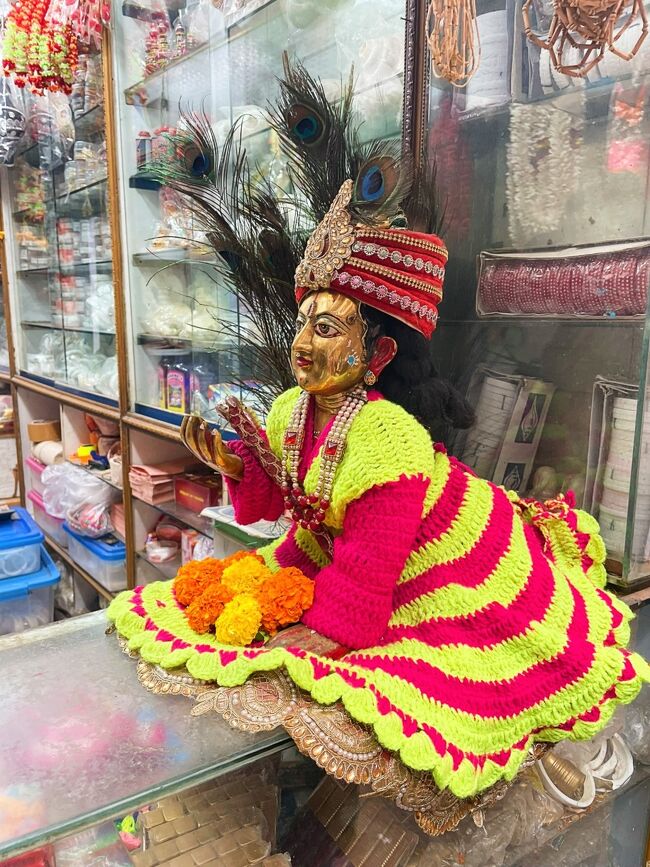 サイケなヒンドゥーの神様が可愛い。