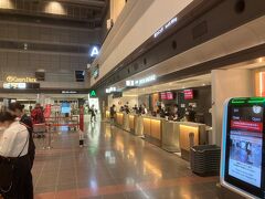 おはようございます。いつものように京急で羽田空港第１ターミナル来ました。