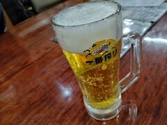 生ビールで乾杯