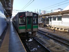 701系のワンマン列車でした。