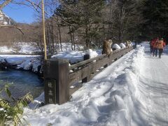 穂高橋にはお猿さん