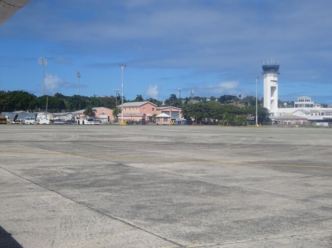 無事、アンティグアの空港を出発します。