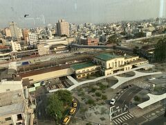ホテルから見える嘉義駅。眺めは素晴らしい。