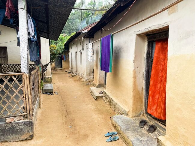 トリプラ族の集落。素朴でいいわ～。