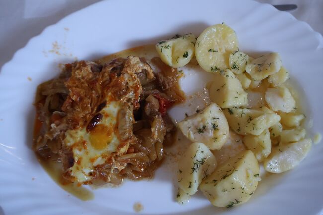 レストランで食べました