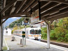 ということで、駅までの約800メートルを重いリュックを背負ってひたすら走る！！
近道だと思って選んだ途中の小道の階段の急な登りが私たちを阻んだけど、なんとか休まず登りきる。これが火事場のバカ力なのか！？心臓バクバクしながら電車の出発時間と同じ時間に駅に滑り込む！
ふみこ「すみません！！中津川行の電車、もう来ちゃってますかー？」
駅員さん「ああ、今ちょうどホームに入ってくるよ」
あああ、それ、乗りますぅぅぅーー！