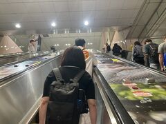 忠孝復興駅の乗り換えは写真のように地下深くから高架へ一気に上がるエスカレーターでした。父は「上下４本のエスカレーターが地下から高架に上がるのは、日本にはない。後から造っただけに台湾は立派なものを造ったなぁ」との感想でした。