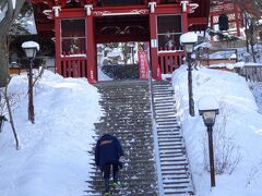 光泉寺の階段です。