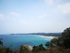 で、車を2時間弱走らせて土井ヶ浜海岸。
お目当ての角島大橋までもうすぐ。