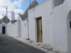 Alberobello
またしても、アルベロベッロ駅から歩いて、宿のあるリオーネ・モンティ（Rione Monti）地区へ
早速、猫見っけ

