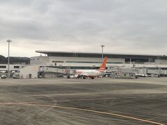 広島空港着
インバウンドエアーも増えたようだ