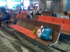 シンガポールには5:50頃に到着。制限エリアで肘掛けの無い長椅子を見つけてすぐ横になります。それから2時間弱の睡眠。