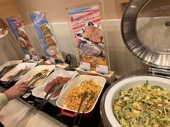 ベッセル石垣島の朝食です。人気の朝食です。

朝食だけ沖縄料理少しずつ食べるようにしています。
ゴーヤチャンプル、人参しりしり他