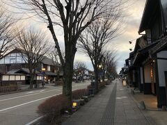日が暮れかかるなか彦根の本町に着きました。
