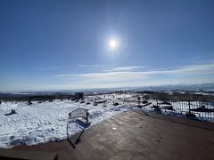 一気に摩周湖まで来たけどサイコーな天気！

