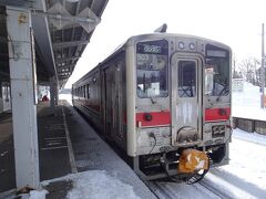 稚内まではキハ54に乗りました。幌延駅停車中に撮影しました。