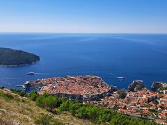 旧市街とアドリア海のこの景色最高！