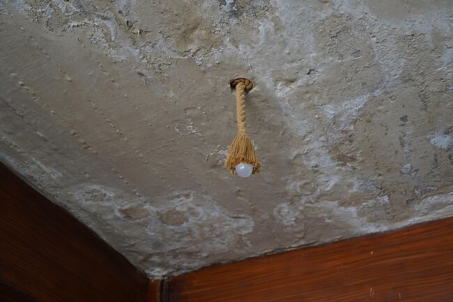 レストランの照明器具。