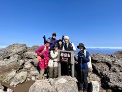 スタートから2時間15分

韓国岳1,700m山頂