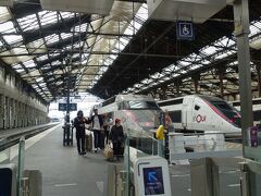 　11:01　パリリヨン駅に到着。パリに６つある主要ターミナルの一つで、フランス南東方面への列車が発着します。