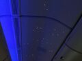 エミリーツ航空の天井は
青く星のように光ってキレイ！