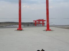 大魚神社の海中鳥居