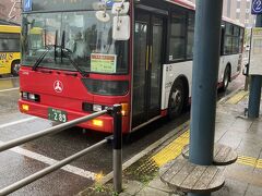 チェックアウトして外に出ます。予報通り雨。10:00に帯広駅から会場へのシャトルバスが出ると聞いたのでそれに合わせて行ってみるともうほぼ満杯。そうだよね、早く来なきゃ座れないということが頭からすっかり抜け落ちていました。ショーの後すぐに次の場所へ移動するため荷物を全部持ってきていたので、立っているとかなり邪魔。